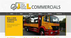 Desktop Screenshot of jlcommercials.co.uk